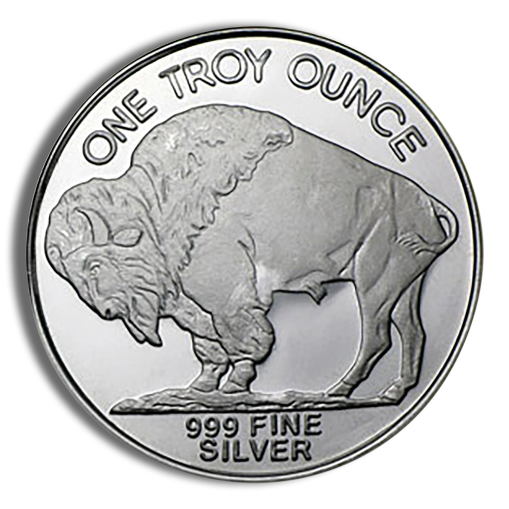 1 oz Silver Round - Buffalo Design - Image 2